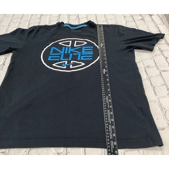 Nike T-Shirt Men’s Size Medium Color Black Blue Dri-Fit Graphic - Picture 3 of 5